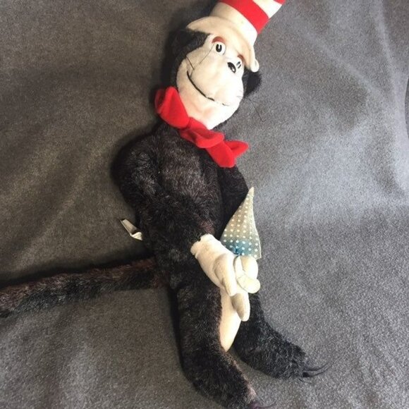 Vintage Dr Suess Cat in the Hat Stuffed Plushie Collectible - Picture 3 of 4